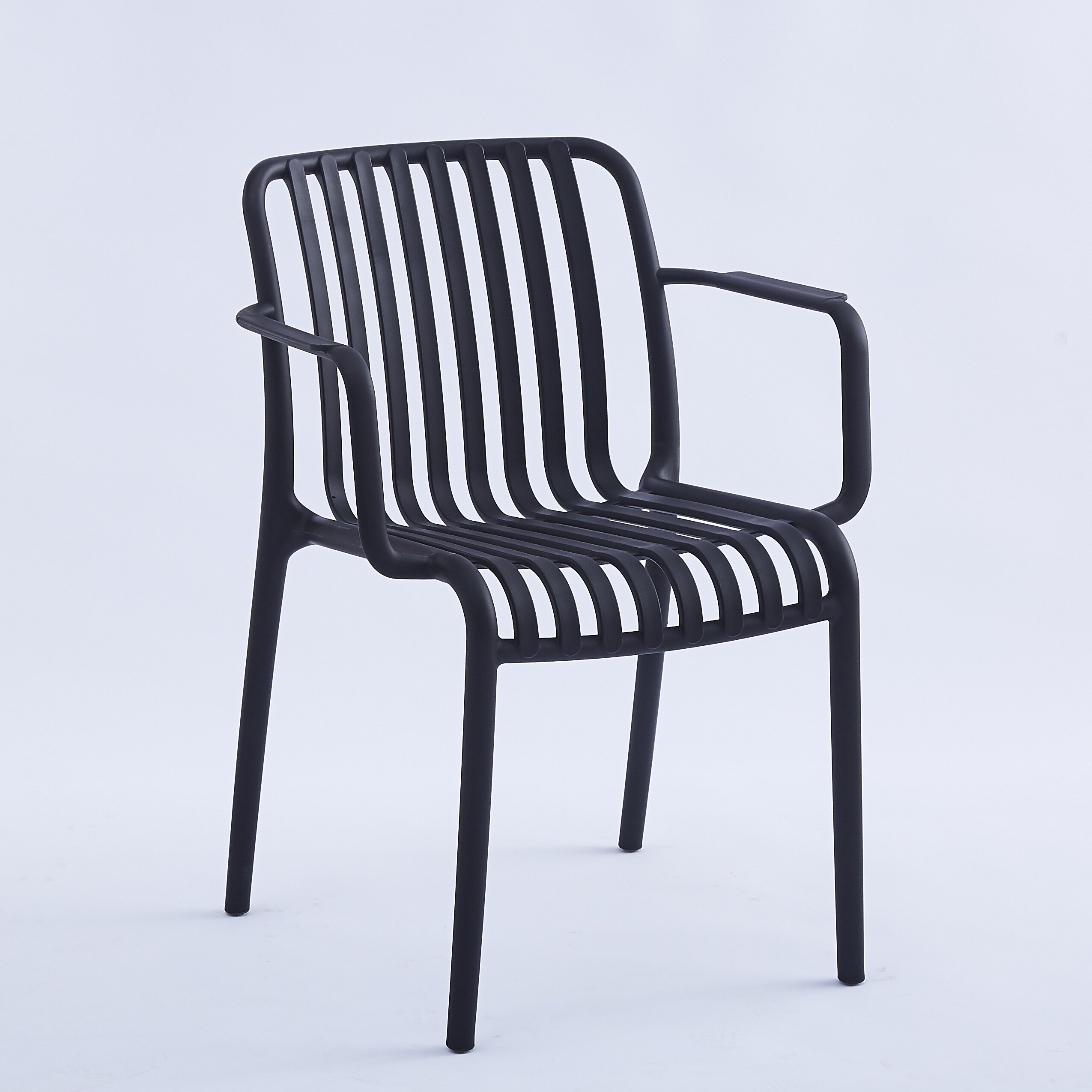 Black with armrests-upgraded extra-thick version