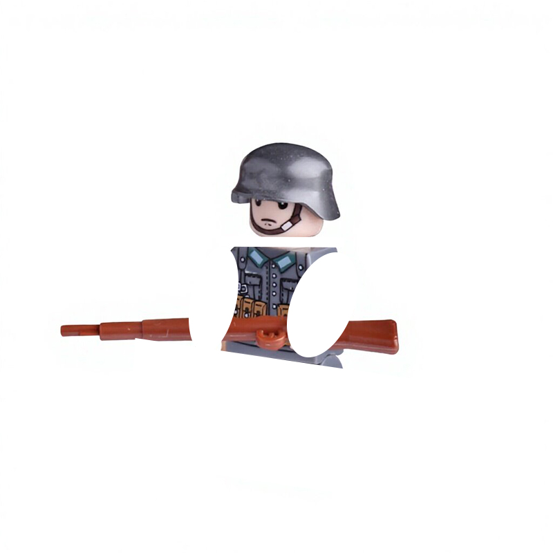 German soldier model d-10-person capacity with weapons