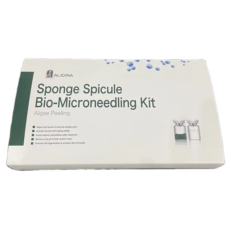 En iyi Alidina yosun soyma akne tedavisi kiti non-invaziv yosun soyma sünger Spicule bio-microneedling soyma Anti-aging