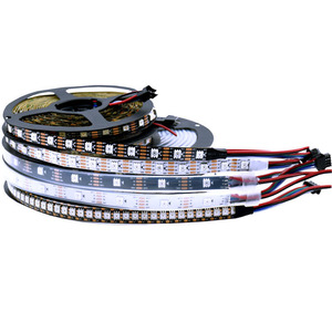 WS2815 Addressable Digital Pixeldream Color SPI 5050 Rgb Led Strip Light DC12V 10mm 60LEDs/meter Rgbic Breakpoint Resumption