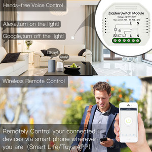 Tuya <strong>ZigBee</strong> 3.0 Smart Light Switch Module Tuya ZigBee3.0 Hub Required Smart Life/Tuya App Wireless Remote <strong>Control</strong> - Product Image 4