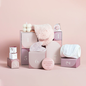 Geri sayım noel boş makyaj Advent takvim kutusu makyaj özel karton kağıt Advent takvim kutusu 7 gün - Product Image 3