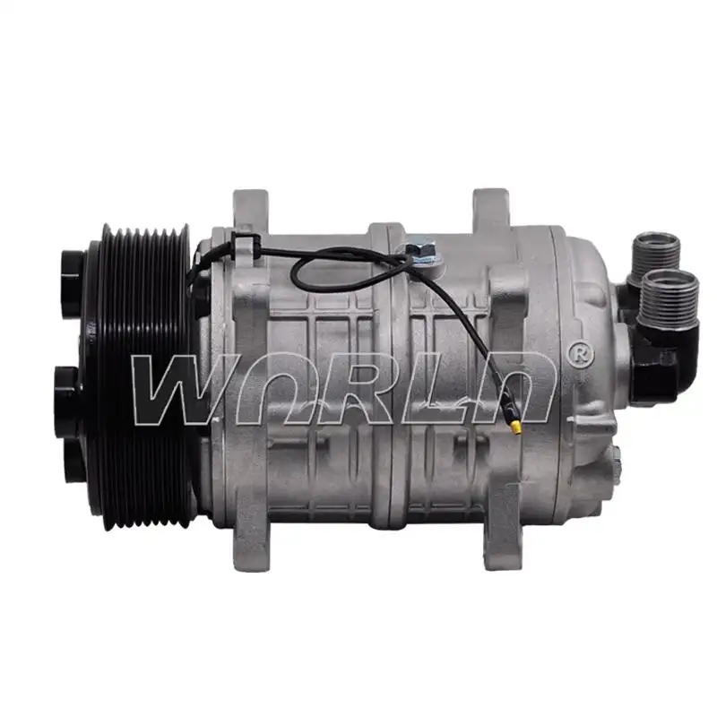 12V TM16 Automotive Airconditioning Onderdelen Gekoelde Truck Compressor 8PK Auto Ac Compressor Voor Universele WXUN044