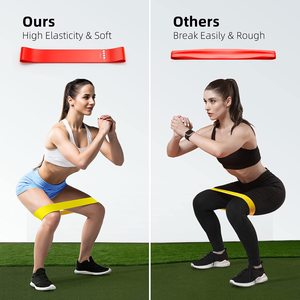 Bandas de resistencia para ejercicio, bandas elásticas de bucle para ejercicio para mujeres y hombres, 5 Juegos de Bandas Elásticas para piernas de botín - Product Image 2