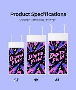 Segnaletica digitale a doppia faccia con frequenza di aggiornamento rapida da 43 pollici per un movimento fluido - Product Image 5