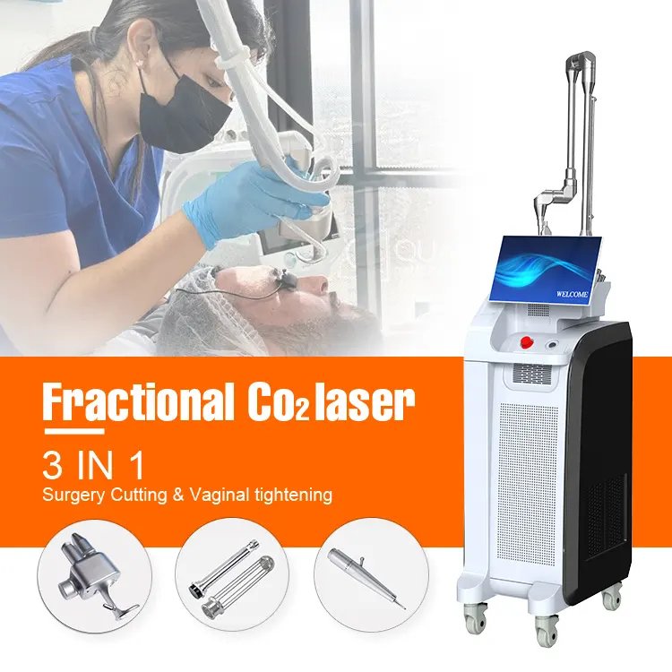 Y tế CE CO2 Laser fractional mụn loại bỏ vết sẹo điều trị fractional Laser CO2