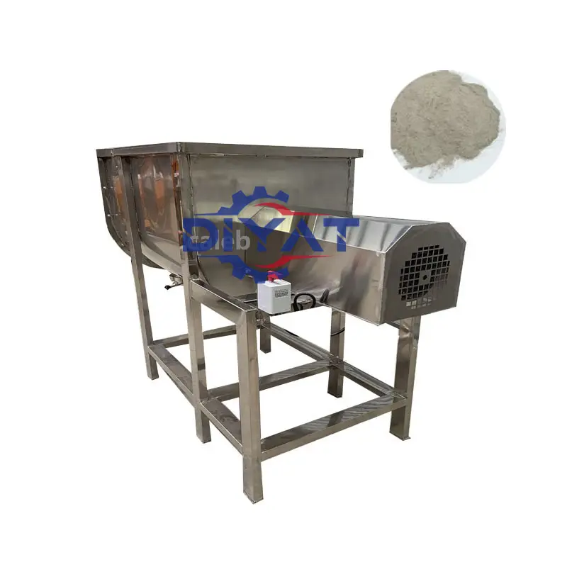 Máquina mezcladora de mortero seco industrial agitador de harina de trigo con helicoidal