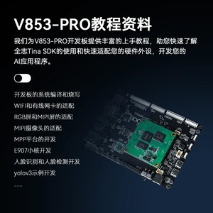 Baiwen. COM Wei Dongshan Quan Zhi V853 Placa DE DESARROLLO DE IA 1Tops Computing NPU Support Linux Development AI Introducción - Product Image 3