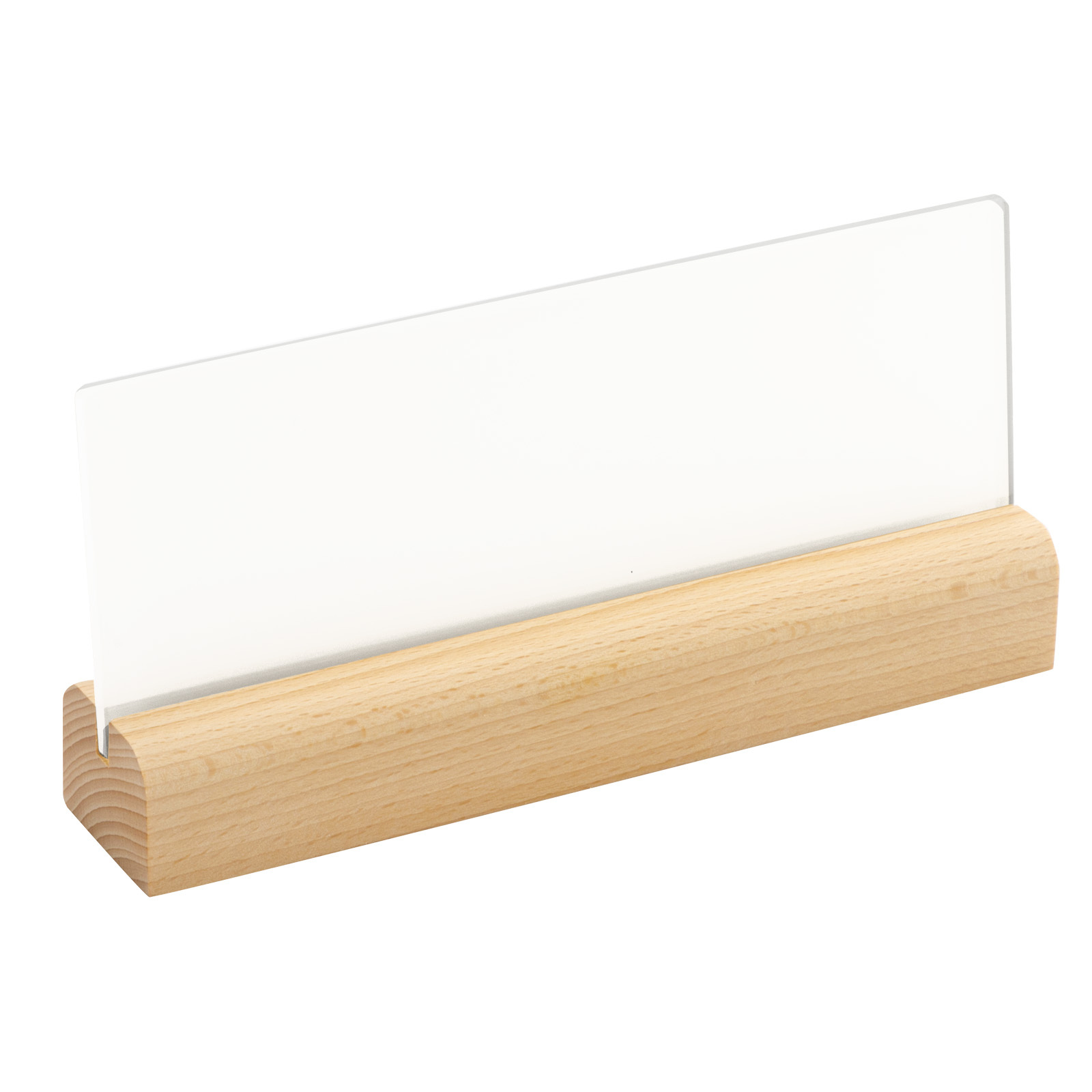 Acrilico + base in legno