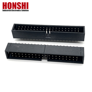 2.54mm Box <strong>Header</strong> H8.8 40P Gold Plated Straight Dual Row Customized High Quality Electrical Connector Box <strong>Header</strong> - Product Image 1