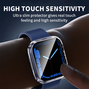 Dingdian เคสป้องกันหน้าจอ2.5D ใส, ฟิล์มกระจกนีออนสำหรับ Apple Watch Series 3/4/5/6 /7/8 - Product Image 4