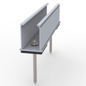 Solar Mini <strong>Rails</strong> Installation PV Solar Panel Roof Mounting <strong>Systems</strong> Tin Roof Mount Racks - Product Image 1
