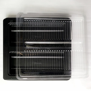 1x50pc ddr2/ddr3 & ddr4 SODIMM RAM ESD лоток контейнер коробка для хранения с крышкой - Product Image 3