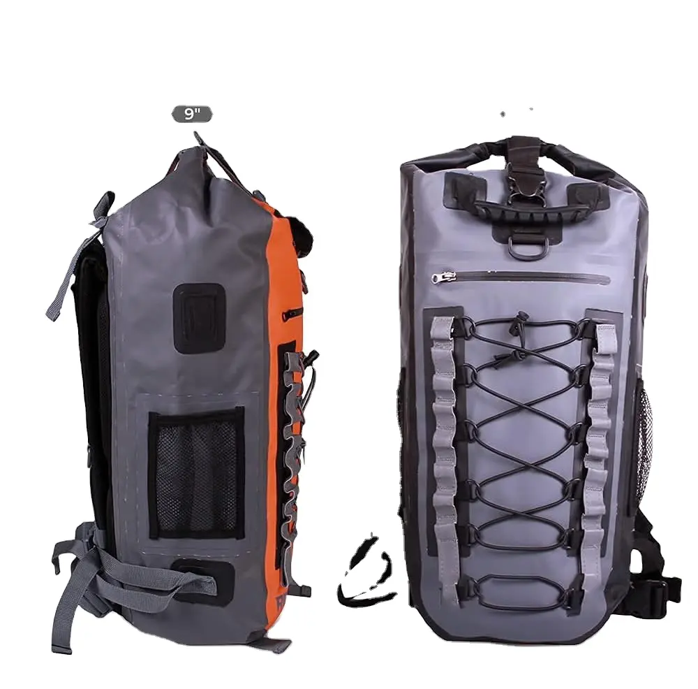 Amostra grátis Scuba Diving Bag XL Malha Mochila de Viagem para Mergulho e Snorkeling Equipamento Dry Bag personalizado Mantém Máscara