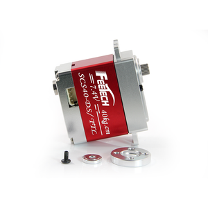 เซอร์โวบัสอนุกรม SCS40-DS V สำหรับหุ่นยนต์รูปร่างมนุษย์8.4กรณีโลหะเพลาคู่40กก. แรงบิดแขนหุ่นยนต์เซอร์โว HV Coreless - Product Image 2