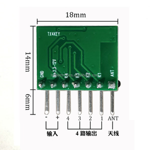 433 MHz drahtloses Übertragungsmodul TX118SA-4 Fernbedienung EV1527 Codierungsmodul kompatibel mit RX-480E - Product Image 2