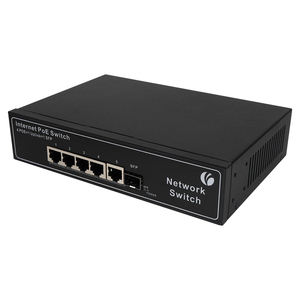 VCOM 4 port ağ 48V güç aktif POE anahtarı güvenlik sistemi 1G Gigabit Ethernet Switcher güvenlik kamerası için uygun - Product Image 1