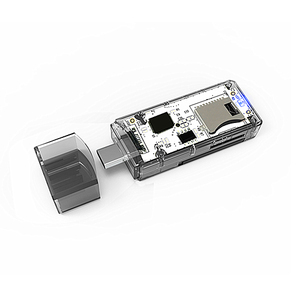 2 in 1多機能USB 3.0タイプC USB3.2 Gen1 OTGカードリーダーTF CF XD MMC SDカード外部インストールをサポート - Product Image 1