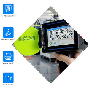 Impresora de inyección de tinta de mano de 600DPI en idioma global Impresión de inyección de tinta inteligente logotipo Etiqueta de fecha Código de barras Código QR Impresora portátil Uso doméstico - Product Image 5