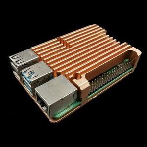 <strong>Raspberry</strong> <strong>Pi</strong> 4/<strong>3</strong> Aluminum <strong>Case</strong> with Dual Cooling Fan Metal Shell Black Enclosure for RPI <strong>Raspberry</strong> <strong>Pi</strong> 4B/3B/3B+ - Product Image 4