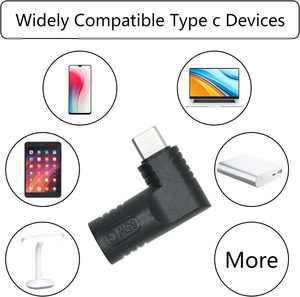 Right Angle DC <strong>5521</strong> <strong>to</strong> <strong>USB</strong> C Connector Adapter, 90 Degree PD 65W DC 5.5mm X 2.1mm <strong>to</strong> <strong>USB</strong> Type C Male Plug Power Charge Adapter - Product Image 5