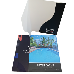 לוגו מותאם אישית אטרקטיבי spot spot סדר מינימום כמות תיקיות מצגת ממותג - Product Image 1