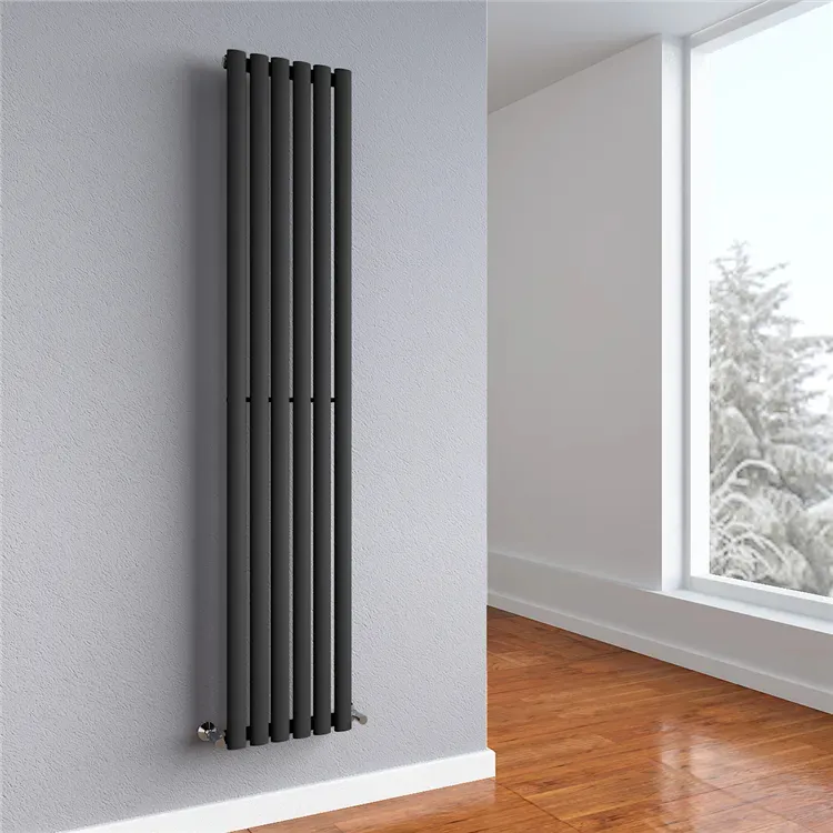 Bode Groothandel Zwarte Radiator Ontwerp Verticale Warmwaterradiator