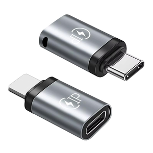 用于IOS电源音频交流适配器的母型C至8针适配器快速充电USB C转换器 - Product Image 2