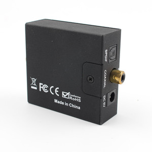 Audio estéreo Digital óptico SPDIF Toslink señal Coaxial a Convertidor analógico DAC Jack 2 * RCA amplificador decodificador adaptador - Product Image 1