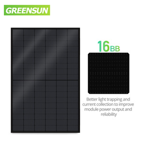 Greensun bảng điều khiển năng lượng mặt trời n-loại tất cả các mô-đun <span class=keywords><strong>PV</strong></span> silicon đơn màu đen GSM-M10/108nhbd 415W <span class=keywords><strong>420W</strong></span> 425W 430W 435W kính kép hai mặt - Product Image 3