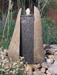 Handgemaakte Vintage Basalt Stenen Waterfontein Voor Buiten Tuin Tuin - Product Image 6