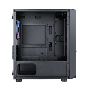 Oem משחק argb רצועה מחשב במקרה חזק קירור למחשב עם atx אמצע מגדל שולחן העבודה שמאל זכוכית מחוסמת 4 מ "מ אודיו usb