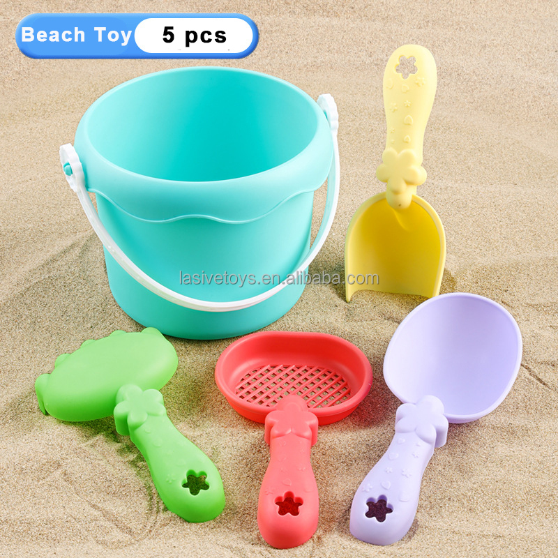 5-piece set blue bucket