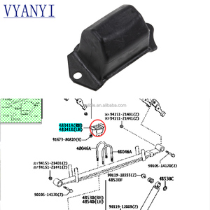 Rear Spring No.1 RH/LH 48341-26240 Compatible with Hiace 2005 to 2014 Year Auto Parts - Product Image 4