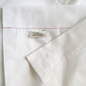 New Arrival Latest Design <strong>Cheap</strong> <strong>Flat</strong> <strong>Sheet</strong> TC180 Polycotton 60X108&quot; <strong>White</strong> Hotel Textil Use in Stock - Product Image 3