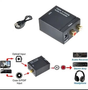 Convertidor de audio digital a analógico DAC Toslink coaxial óptico multifunción - Product Image 2