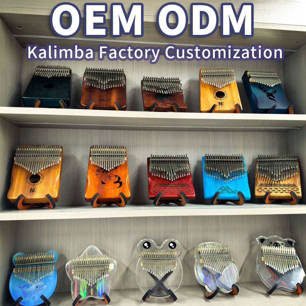 Kalimba acrílica personalizada de 21 teclas