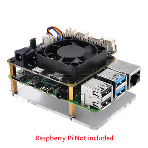 GeeekPi Raspberry Pi X735 V3.0 scheda di gestione della potenza con PWM ventola di spegnimento sicuro per Raspberry Pi 4B/3B/3B/2B - Product Image 2