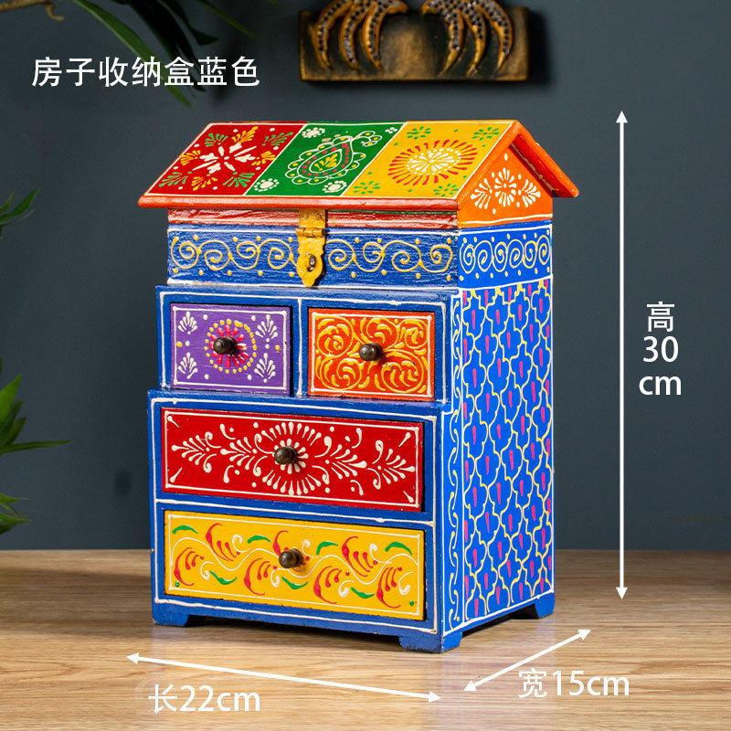 กล่องเก็บของบ้านสีฟ้า