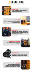 280m/300m pozo tipo oruga plataforma perforadora de agua de pozos de agua con compresor de aire - Product Image 6