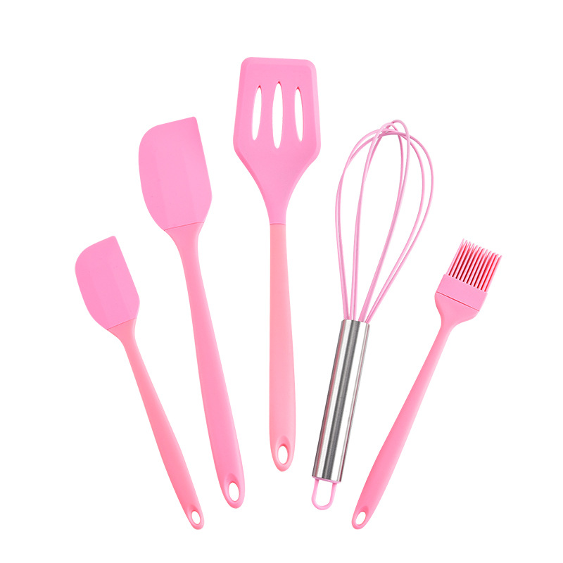 Spliced baking 5 piece set-pink