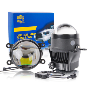 3inch Universal Version Car <strong>Led</strong> Headlights Fog Lights <strong>80W</strong> High Power <strong>White</strong> Light 12V 3.0 Bi <strong>Led</strong> Projector Fog Lights Lens - Product Image 1
