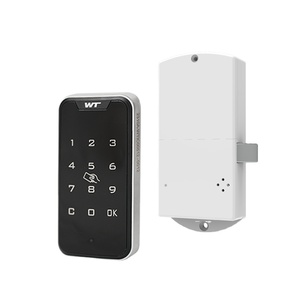 Code or Card Cupboard Split Structure Combination Black Silver Magnetic Cabinet Keyless <strong>Entry</strong> Door Latch <strong>Key</strong> <strong>Lock</strong>