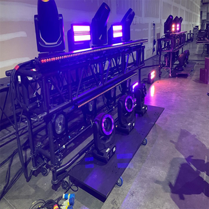 2023 Topfinger Alta qualidade Dj Concerto Evento Estágio Luzes Rigging Caixa De Alumínio Preto Iluminação Quadrado Pré Rig <span class=keywords><strong>Truss</strong></span> - Product Image 3