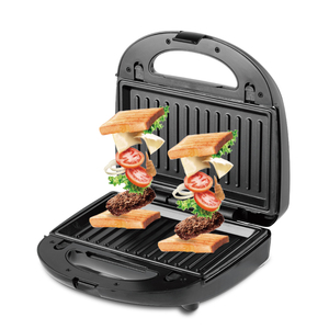 皇家空军750W 3合1易于清洁的三明治华夫饼帕尼尼烧烤机家用双面烤面包三明治机 - Product Image 3