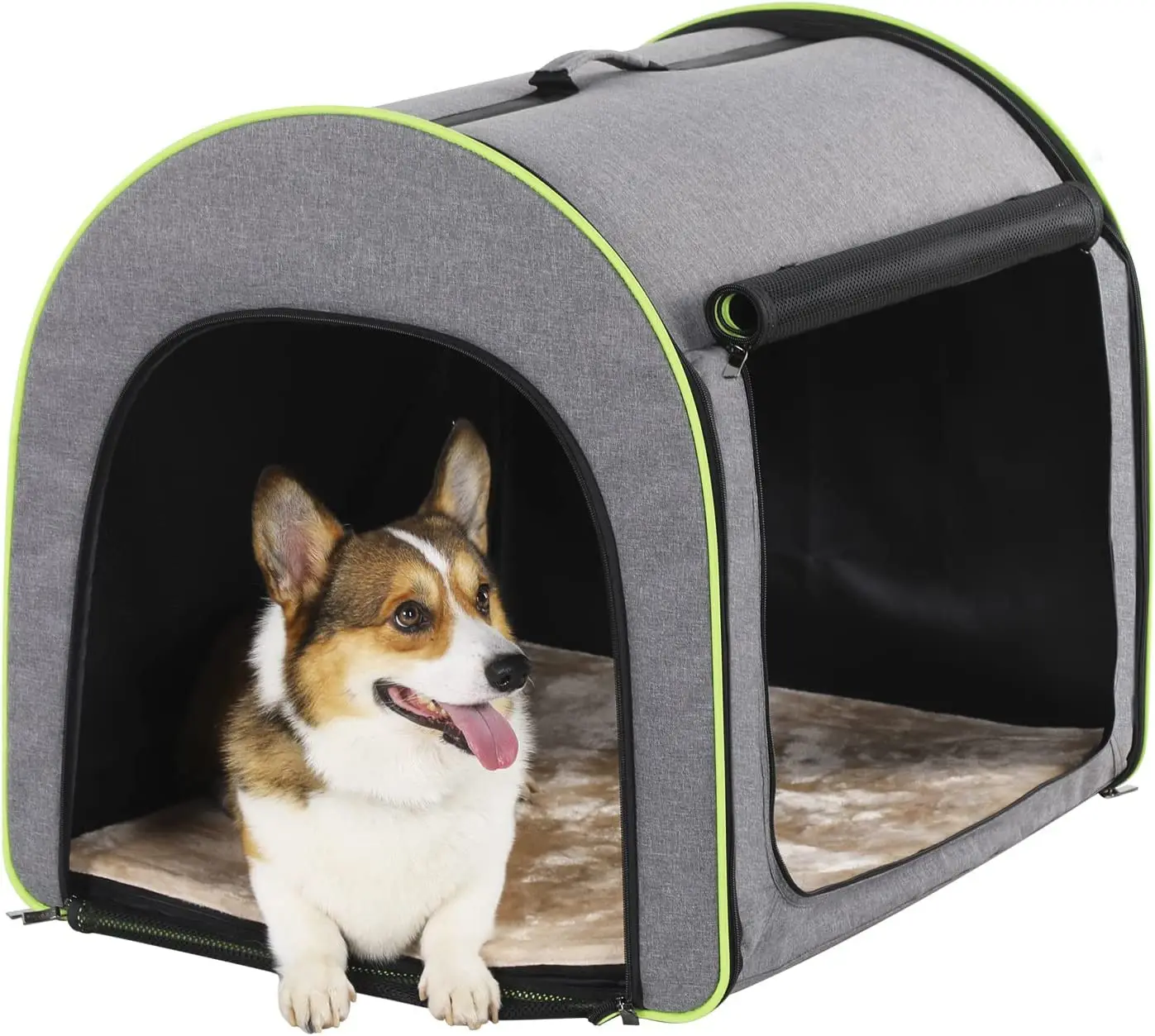 Portable Outdoor Unique Pet Kennels Collapsible Dog Crate Travel Soft Kennel