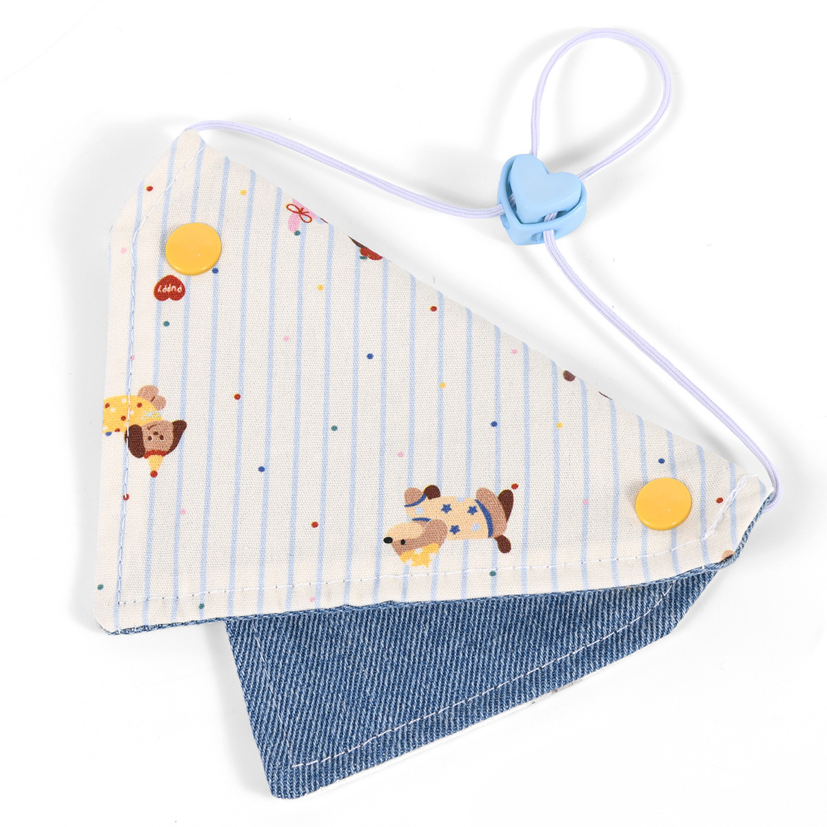 Rayas de dachshund - denim azul claro