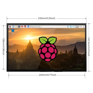 Touch screen da gioco da 10.1 pollici 60HZ IPS Laptop PC LCD Monitor portatile Ultra sottile per Raspberry Pi 4 3 3b con doppio altoparlante - Product Image 5