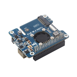 Адаптер Raspberry Pi 5 PCIe к M.2 с поддержкой PoE NVMe протокол M.2 твердотельный накопитель 802.3af/Стандарт сети Pi 5 PoE HAT