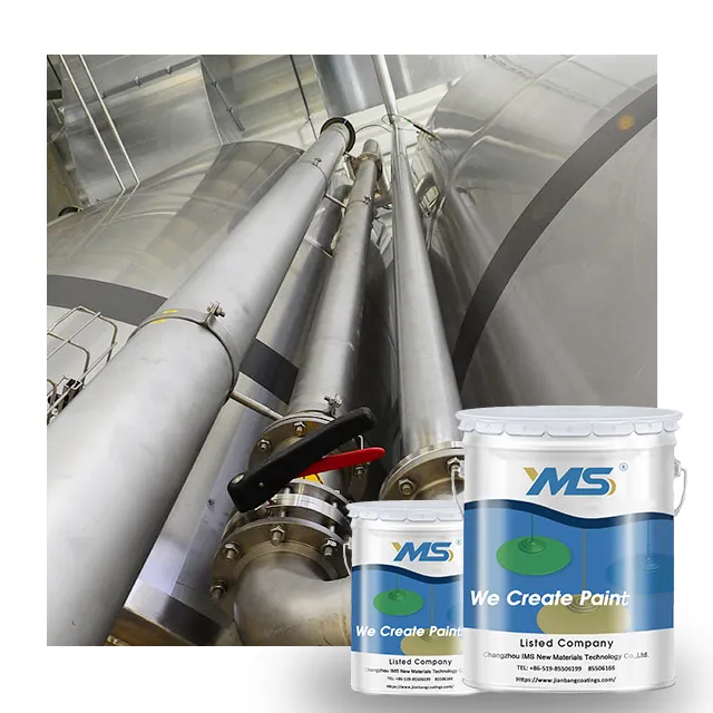 IMS alkid vernik anti-korozyon doku sıvı kaplama sprey şeffaf çelik veya Metal 10.5m 2/kg (30um araba boyası parlak